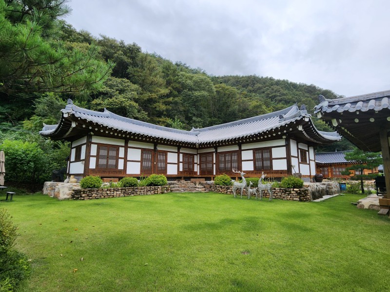 단양 한옥 마을의 멋진 한옥 집, 첫 번째